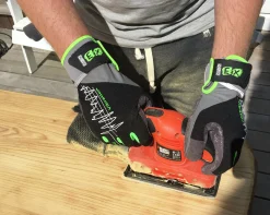 Arbetshandskar Granberg Antivibration Syntet Svart 11