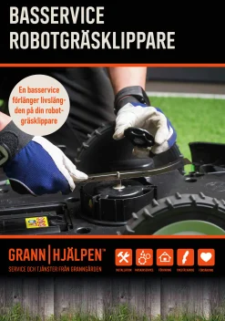 Basservice Grannhjälpen Robotgräsklippare