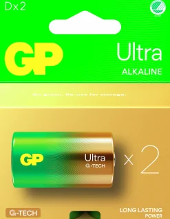 Batteri GP Batteries Ultra Alkaline D/LR20 2-p