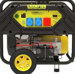 Bensindrivet Elverk Champion 3-Fas ATS-port CPG500111-S3 11000W