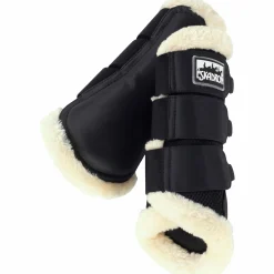 Benskydd Eskardon Soft Mesh Fuskpäls Svart 2-p