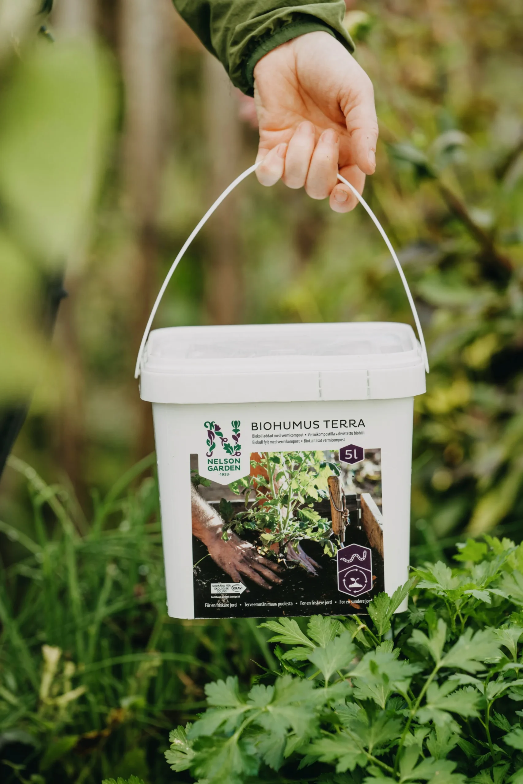 Biokol med vermikompost Nelson Garden Biohumus Terra 5L