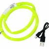 Blinkhalsband Dogman LED Gul Onesize 20-65cm