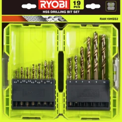 Borrset Ryobi HSS Titan RAK19HSS2 18 delar