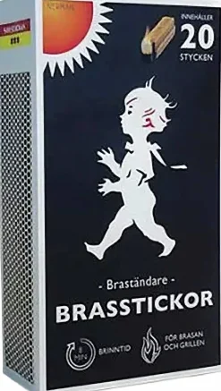 Brasstickor Solstickan braständare 20-p