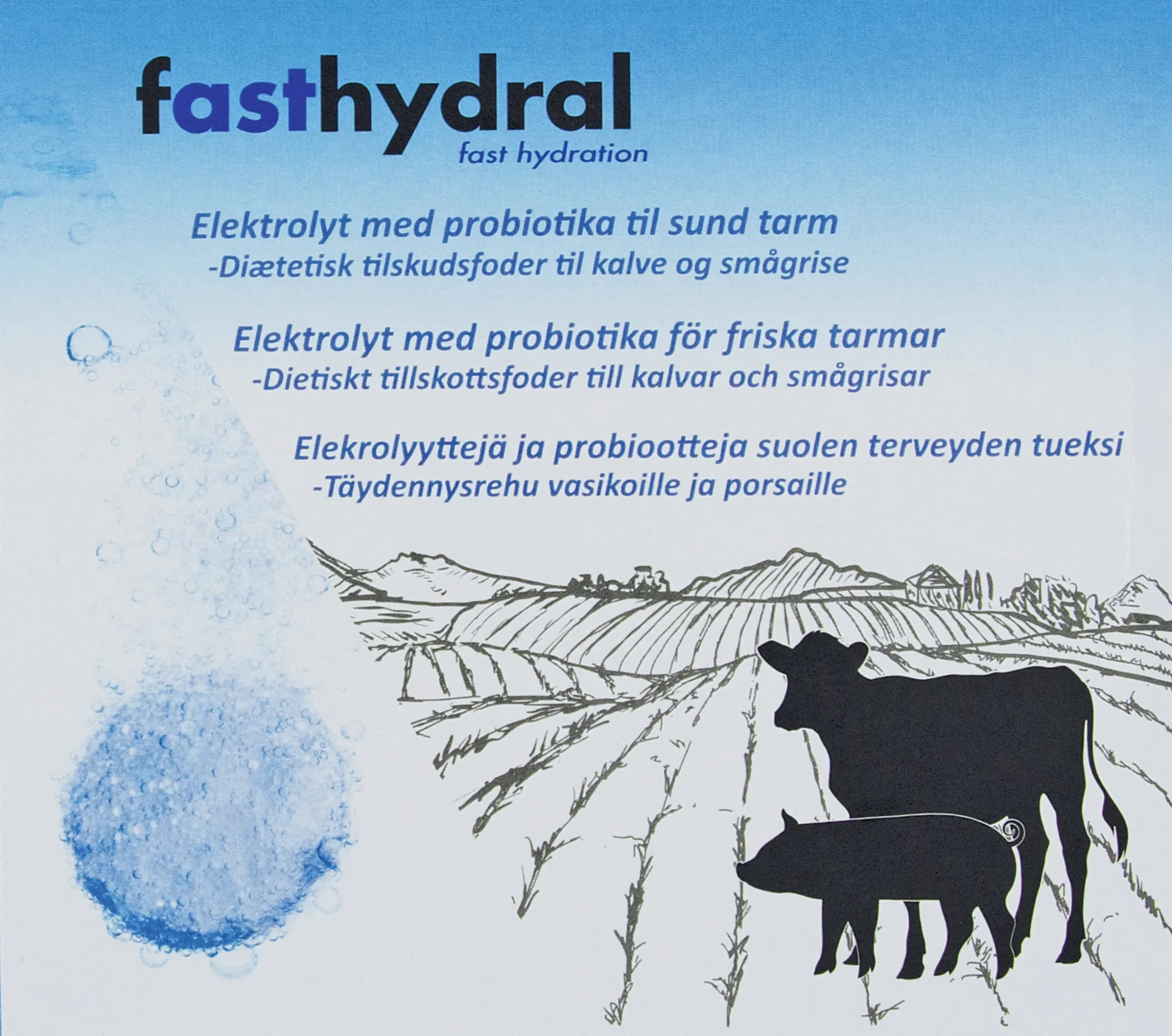 Brustablett Fasthydral Vätskeersättning 2x21-p