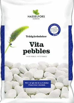 Dekorsten Hasselfors Vita pebbles 7kg