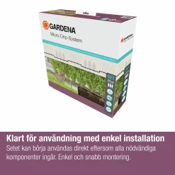 Droppslang Gardena MicroDrip Ovan/Under jord Set 25m