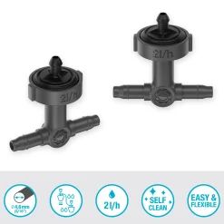 Droppspridare Gardena Inline Tryckreglerande 2 l/h 10-p
