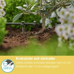 Droppspridare Gardena MicroDrip Tryckreglerande 2 l/h 10-p