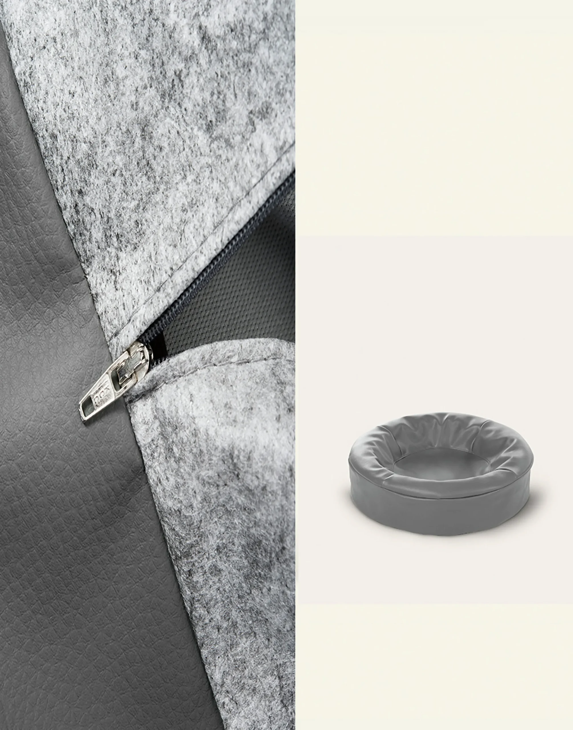 Extra klädsel Bia Bed Rund Grå 50cm