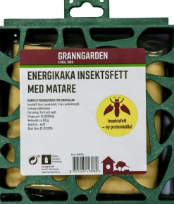 Fågelmat Granngården Energikaka med insektsfett 300g