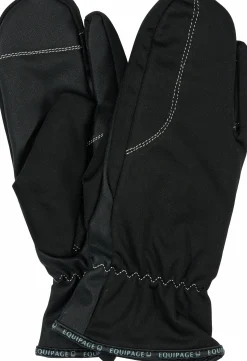 3-fingervantar Equipage Colt Svart