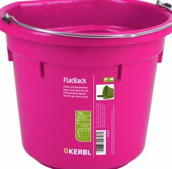 FlatBack foder- och vattenhink Kerbl rosé 20L