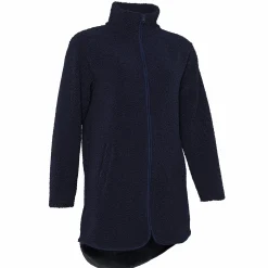 Fleecejacka G1880 Sherpa Lång modell Dam Navy
