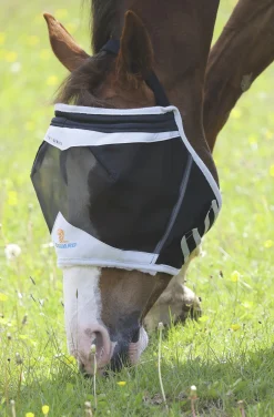 Flughuva Shires FlyGuard utan öron Svart