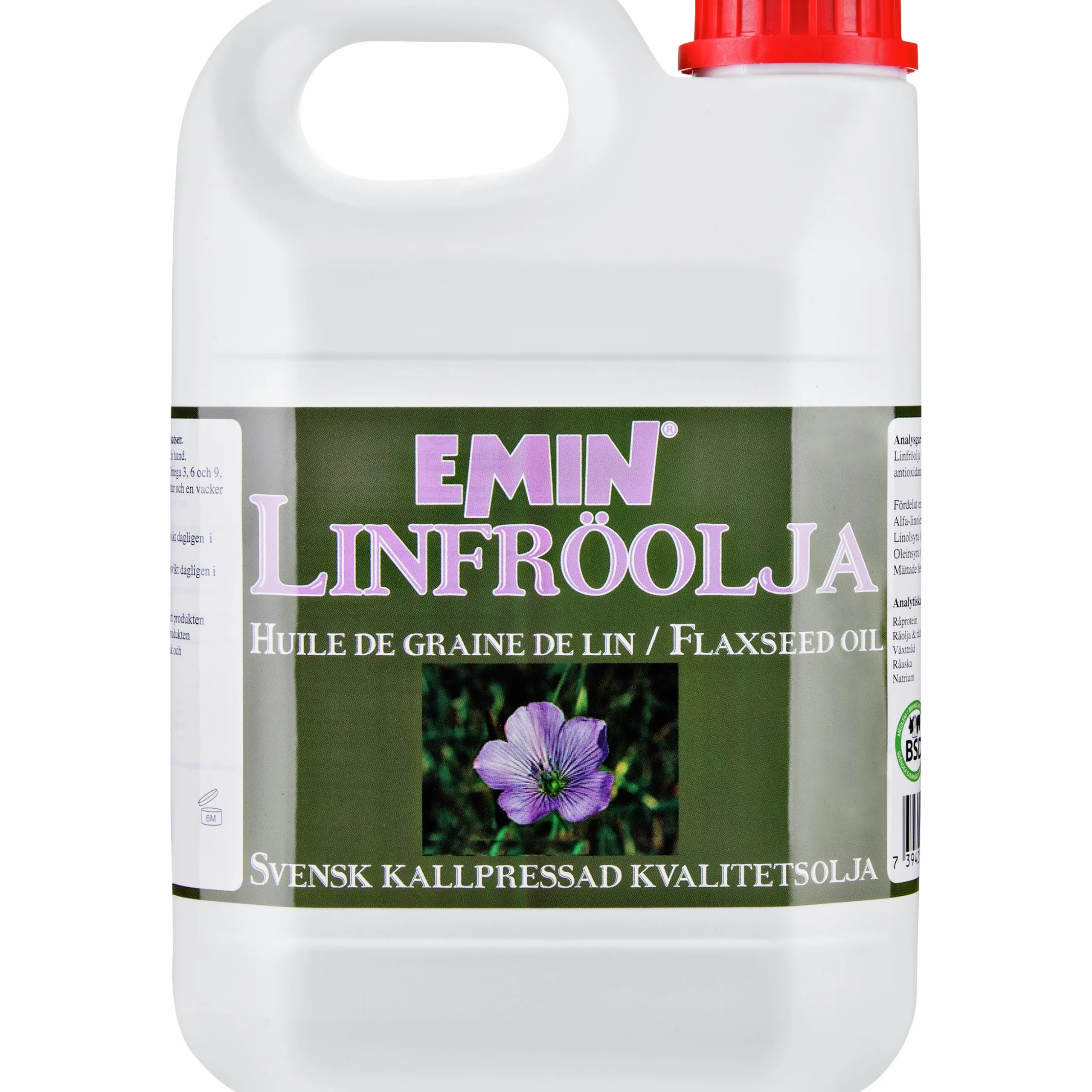Fodertillskott Emin Linfröolja 2,5L