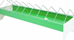 Fodertråg för Höns Granngården Metall Grön 750x140x150mm