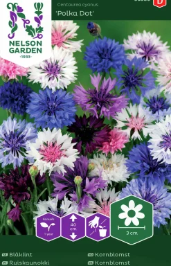 Fröer Nelson Garden Blåklint Polka Dot Låg Mix färg