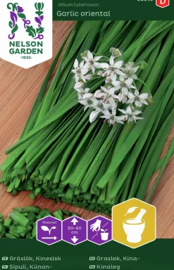 Fröer Nelson Garden Gräslök Kinesisk Garlic Oriental