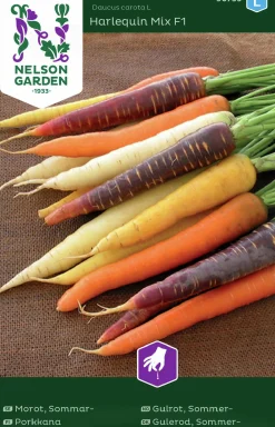 Fröer Nelson Garden Morot Sommar Harlequin Mix F1
