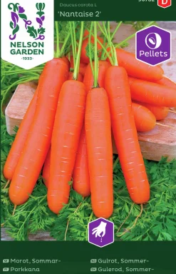 Fröer Nelson Garden Morot Sommar Nantaise 2 Pellets
