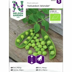 Fröer Nelson Garden Märgärt Organic Kelvedon Wonder