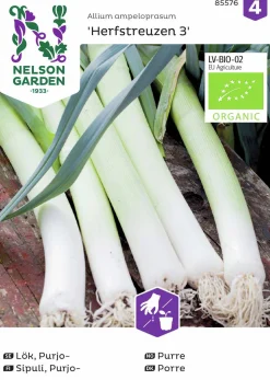 Fröer Nelson Garden Purjolök Herfstreuzen 3