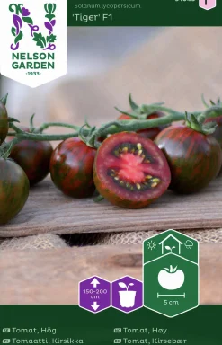 Fröer Nelson Garden Tomat Tiger F1