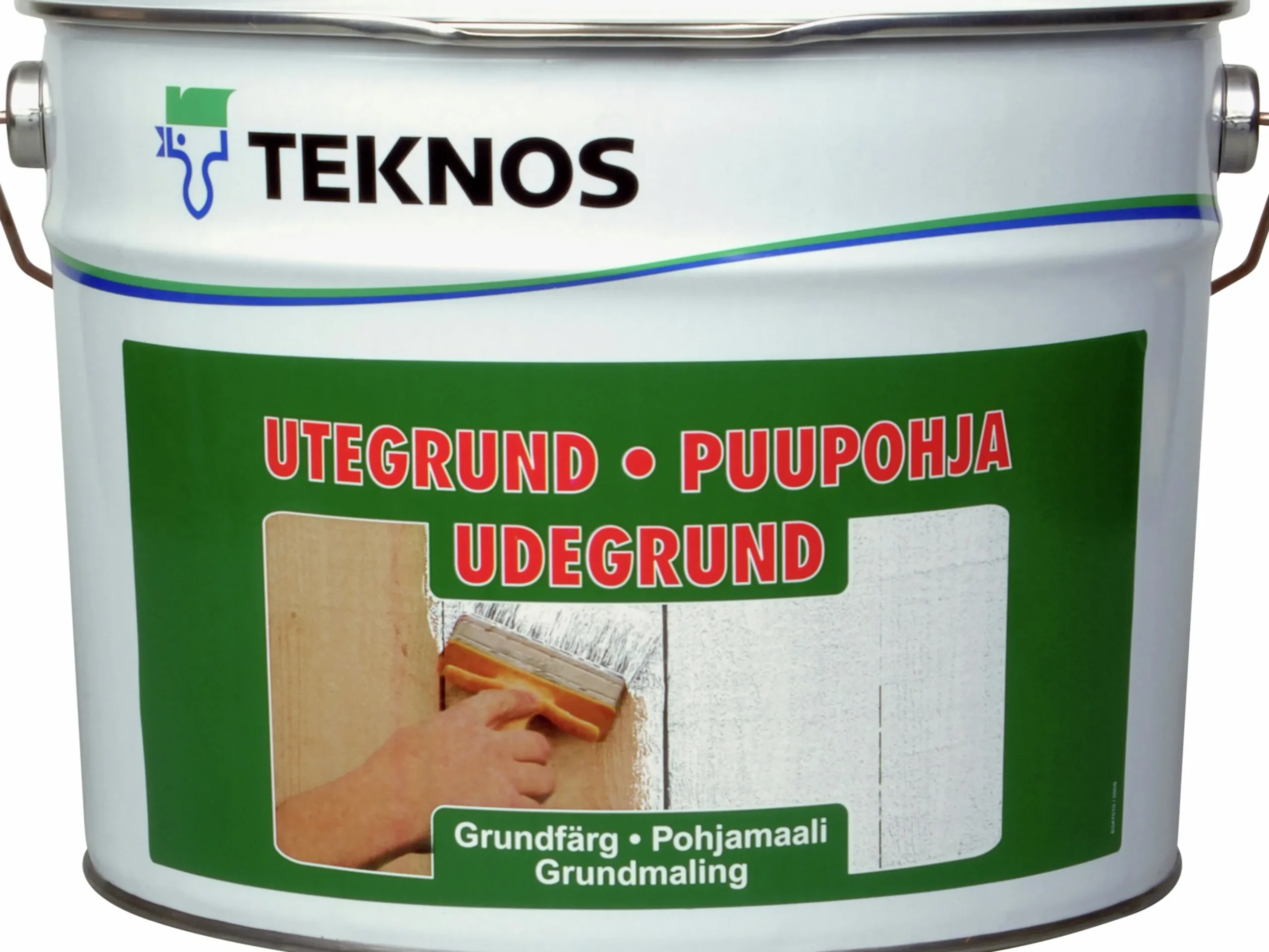 Färg Teknos Utegrund Vit 9L