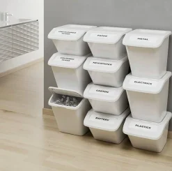 Förvaringsbox Nordiska Plast FrontBox med lock vit