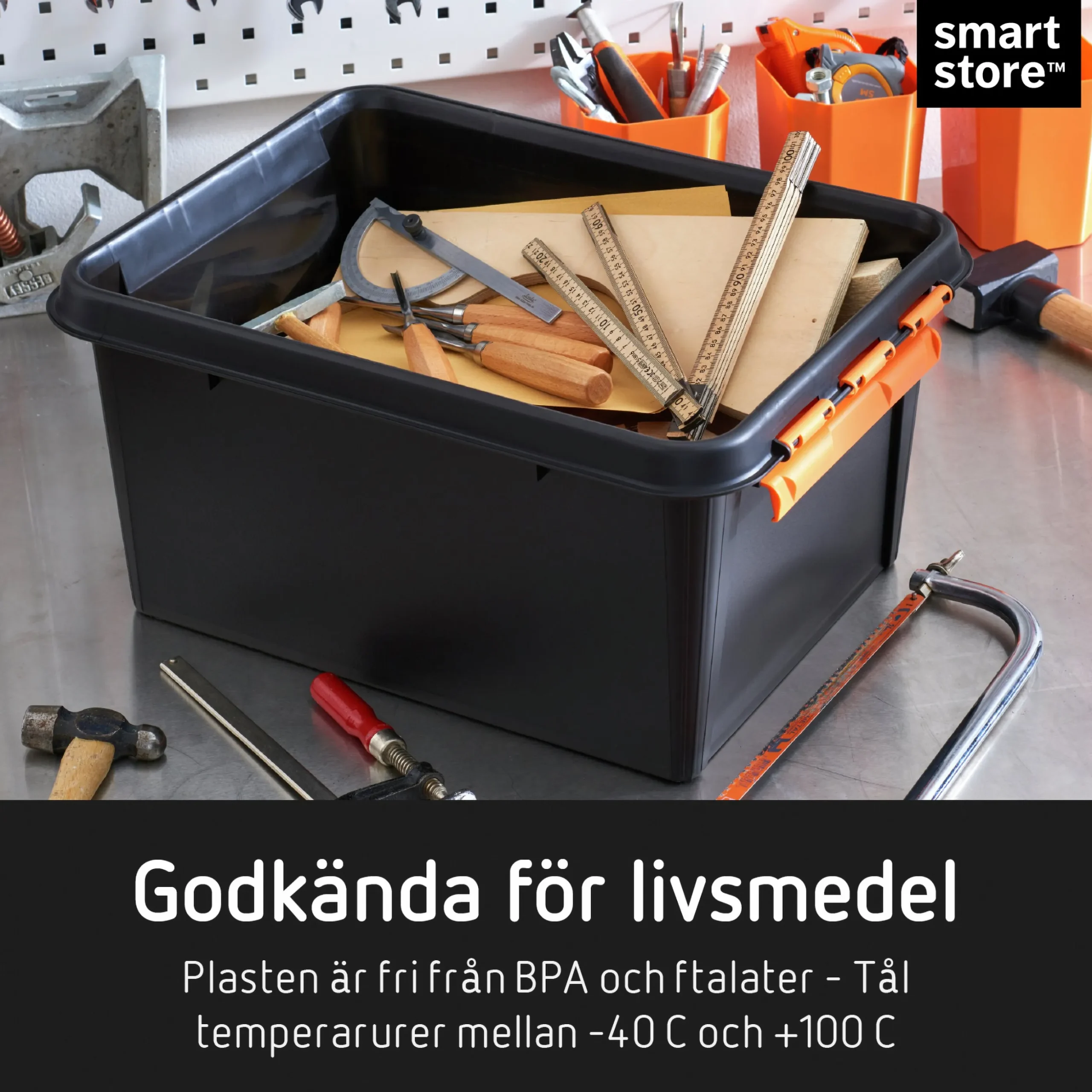 Förvaringsbox Orthex SmartStore PRO 15 med lock 14L