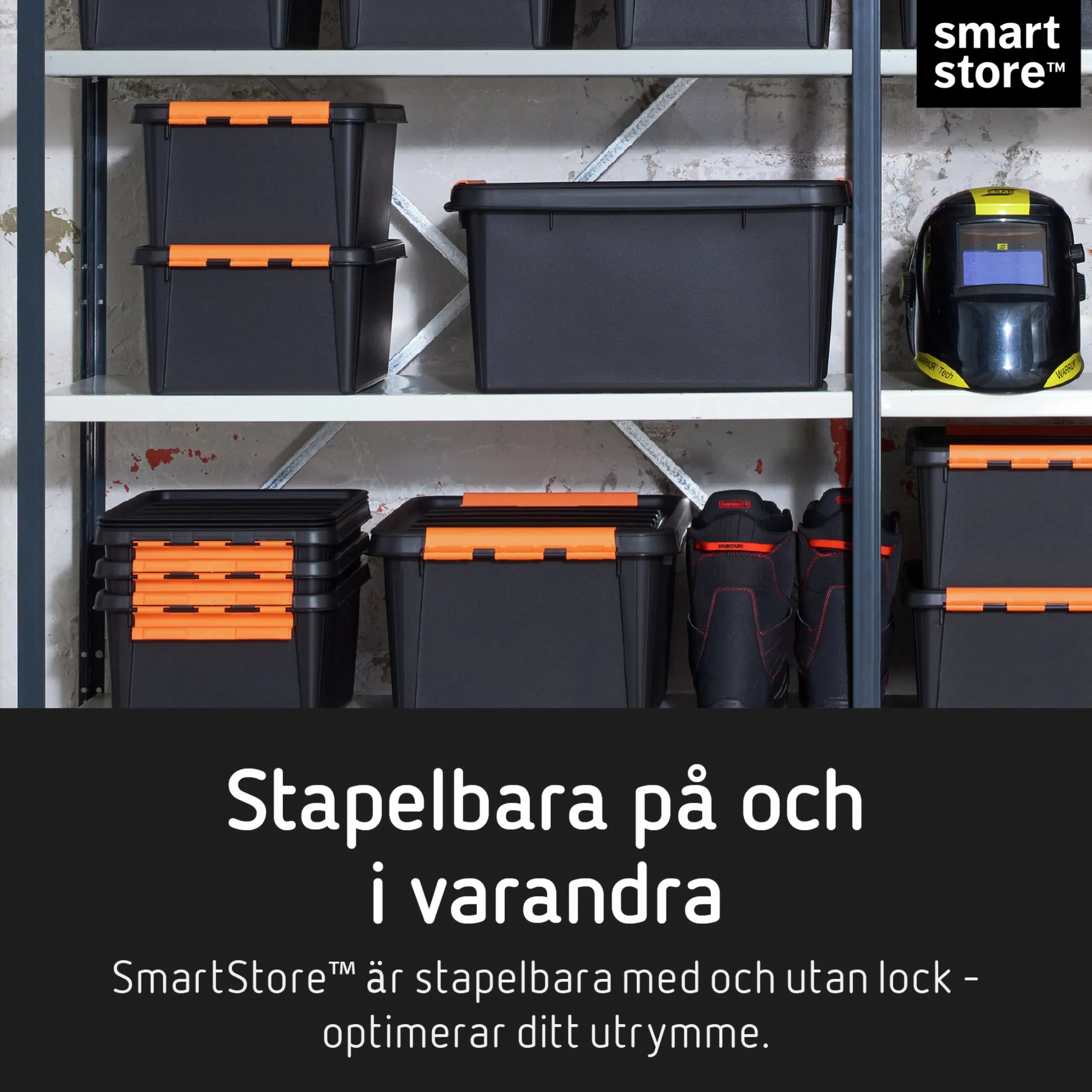Förvaringsbox Orthex SmartStore PRO 15 med lock 14L
