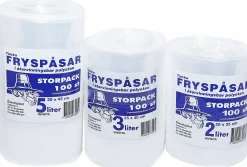 Fryspåsar Ölandsplast sidoinvikta 5L 30x45cm 100-p