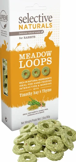 Gnagargodis Selective Meadow Loops Hö/Timjan 80g