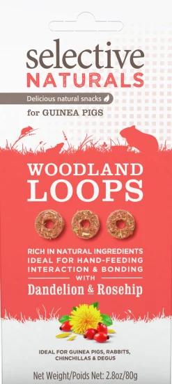 Gnagargodis Selective Woodland Loops Maskros/Nypon 80g
