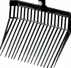 Grephuvud Fiskars Stallgrep Låg Kant Svart