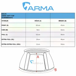 Gummiboots ARMA Soft Top Svart 2-p