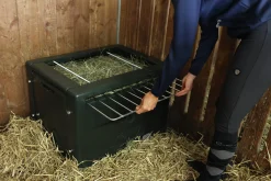 Höbox Kerbl Slowfeeder med galler grön 80x61x56cm
