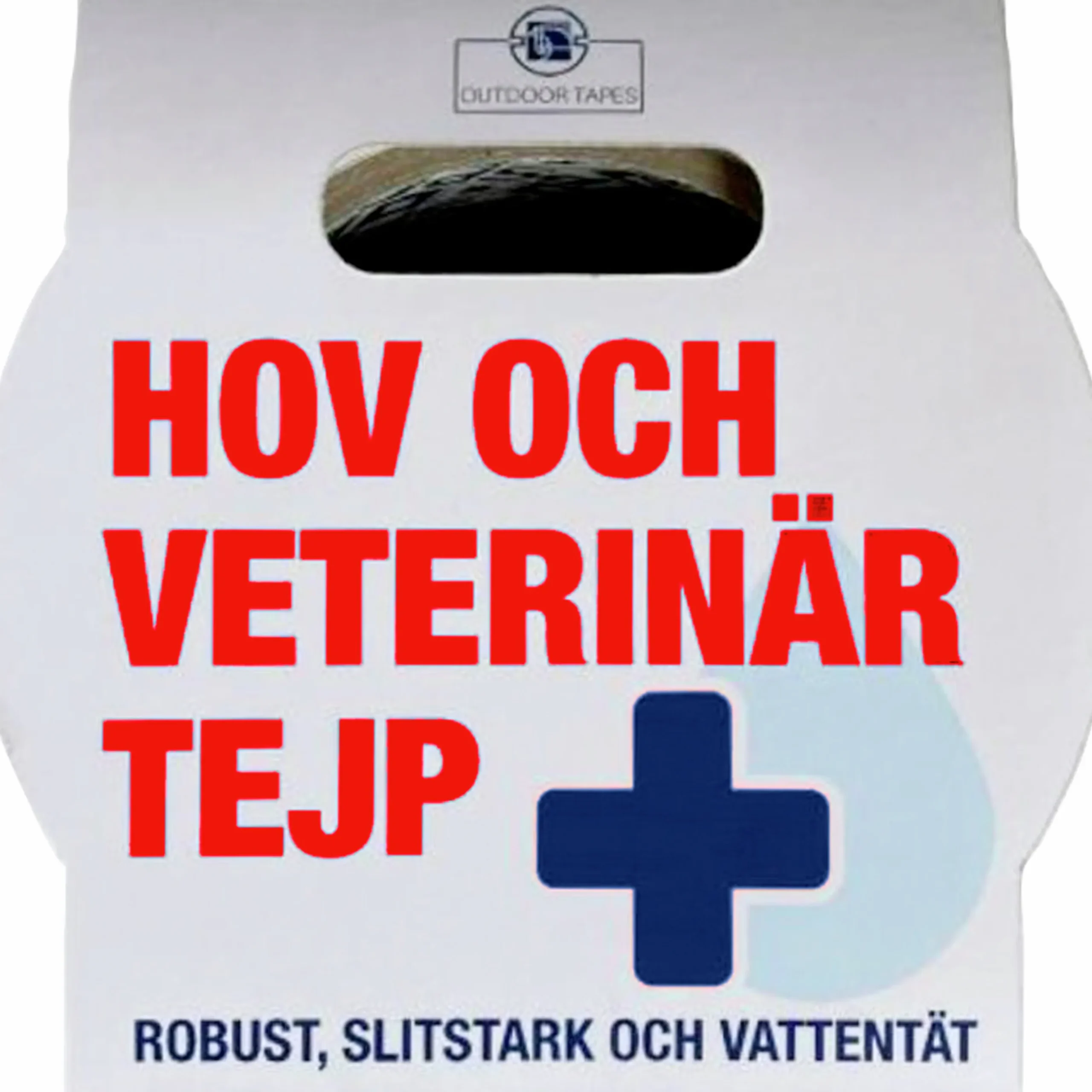 Hov- och Veterinärtejp Outdoor tapes Vit 18m