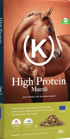 Hästfoder Krafft High Protein Muesli 20kg