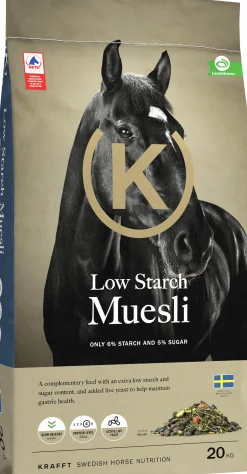 Hästfoder Krafft Low Starch Müsli 20kg