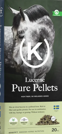 Hästfoder Krafft Lucerne Pure pellets 25kg