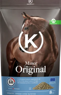 Hästfoder Krafft Miner Original Pellets 8kg