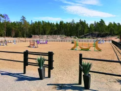 Häststaket EquiSafe med 2 slanor & grind (hemleverans)