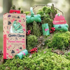 Hundbajspåsar Green Bone Forest Berries 8 rullar/120 påsar