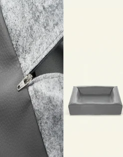 Hundbädd Bia Bed Ortho Grå