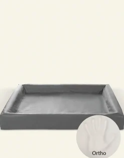 Hundbädd Bia Bed Ortho Grå