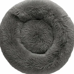 Hundbädd Hunter Loppa Donut Fluffig Antracitgrå 60cm