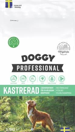 Hundfoder Doggy Professional Kastrerad
